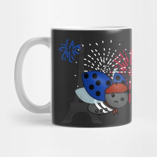 Bastille Day Ladybug, bored Mug